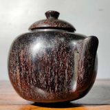  Ấm Trà Dáng Quả Hồng Cổ Ngoạn Bằng Sừng Xưa Sưu Tầm BKCECN-10518 