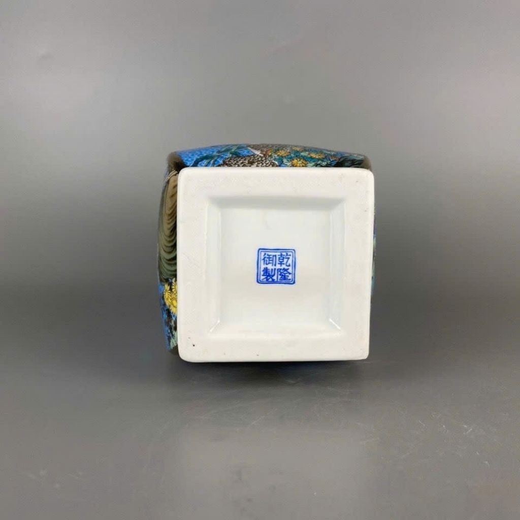  Bình Gốm Sứ Pháp Lam Hoa Điểu BKCECN-10526 