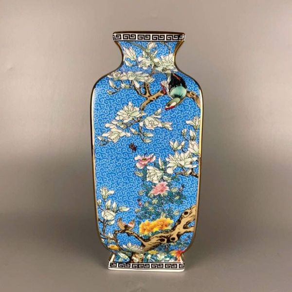  Bình Gốm Sứ Pháp Lam Hoa Điểu BKCECN-10526 