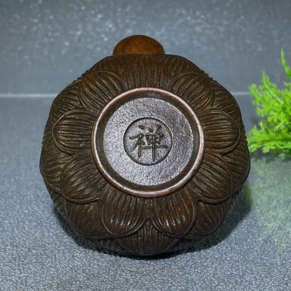  Lư Xông Trầm Đồng Đúc Hình Chú Tiểu Tọa Đài Sen BKCECN-10530 