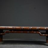  Khay Trà Gỗ Cổ Khảm Xà Cừ Họa Tiết Hoa Điểu BKWOCN-9323 