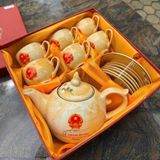  Ấm Chén Quà Tặng Bát Tràng In Chữ Thủ Tướng Lê Minh Hưng BKCECN-10538 