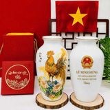  Bình Gốm In Logo Và Chữ Thủ tướng Lê Minh Hưng BKCECN-10557 