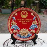  Bộ Đĩa Sứ Trưng Bày Thủ tướng Chính phủ Lê Minh Hưng BKCECN-10580 