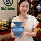  Bình lộc Lam Ngọc – Song Nhĩ BKCECN-10585 
