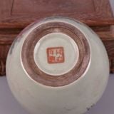  Bình gốm Bát Tràng Củ Tỏi Sứ Men Trắng Vẽ Tay Thọ Đào Ngũ Phúc BKCECN-10650 
