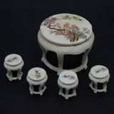  Bộ bàn ghế gốm sứ cổ BKCECN-9274 