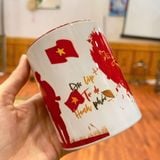 Cốc Sứ Quà Tặng 330ml Mẫu Đẹp Dùng Mùng 2/9 BKCECN-9290 