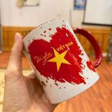  Cốc Sứ Quà Tặng 330ml Mẫu Đẹp Dùng Mùng 2/9 BKCECN-9290 