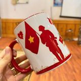  Cốc Sứ Quà Tặng 330ml Mẫu Đẹp Dùng Mùng 2/9 BKCECN-9290 