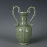  Bình gốm cổ sưu tầm men lục BKCECN-9301 