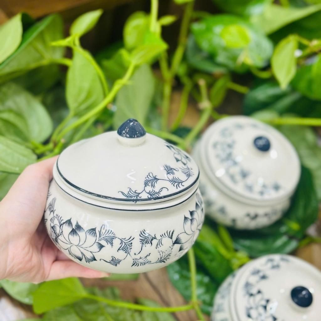  Hũ Gốm Đựng Ô Mai – Mứt Tết – Lọ Gốm BKCECN-9304 