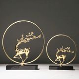  Tượng Hươu Đồng Phong Thủy Dáng Đứng BKCECN-9305 