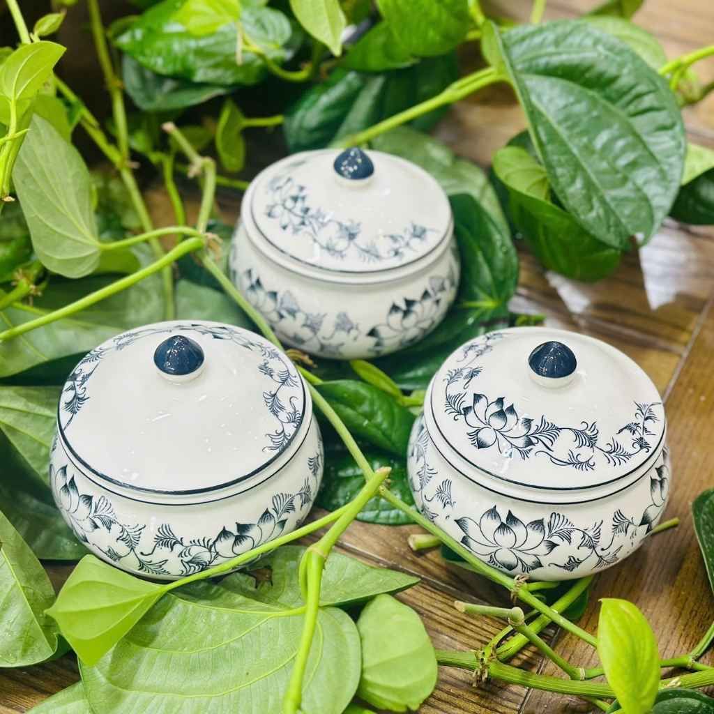  Hũ Gốm Đựng Ô Mai – Mứt Tết – Lọ Gốm BKCECN-9304 