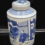  Hũ Gốm Vẽ Tay Sưu Tầm Đựng Trà BKCECN-9306 
