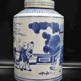  Hũ Gốm Vẽ Tay Sưu Tầm Đựng Trà BKCECN-9306 
