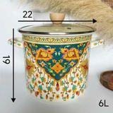  Nồi Hoa Nga Tráng Men Cao Cấp 3L BKCECN-9309 
