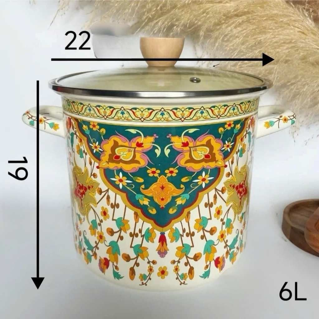  Nồi Hoa Nga Tráng Men Cao Cấp 3L BKCECN-9309 