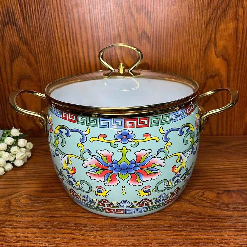  Nồi Gốm Hoa Văn Sắc Màu BKCECN-9315 