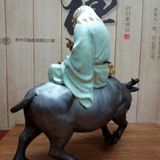  Tượng Lão Tử Cưỡi Trâu Gốm Sứ BKCECN-9320 