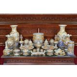  Bộ Đỉnh Thờ Bằng Gốm : bộ tam sự đỉnh hạc BKCECN-9351 