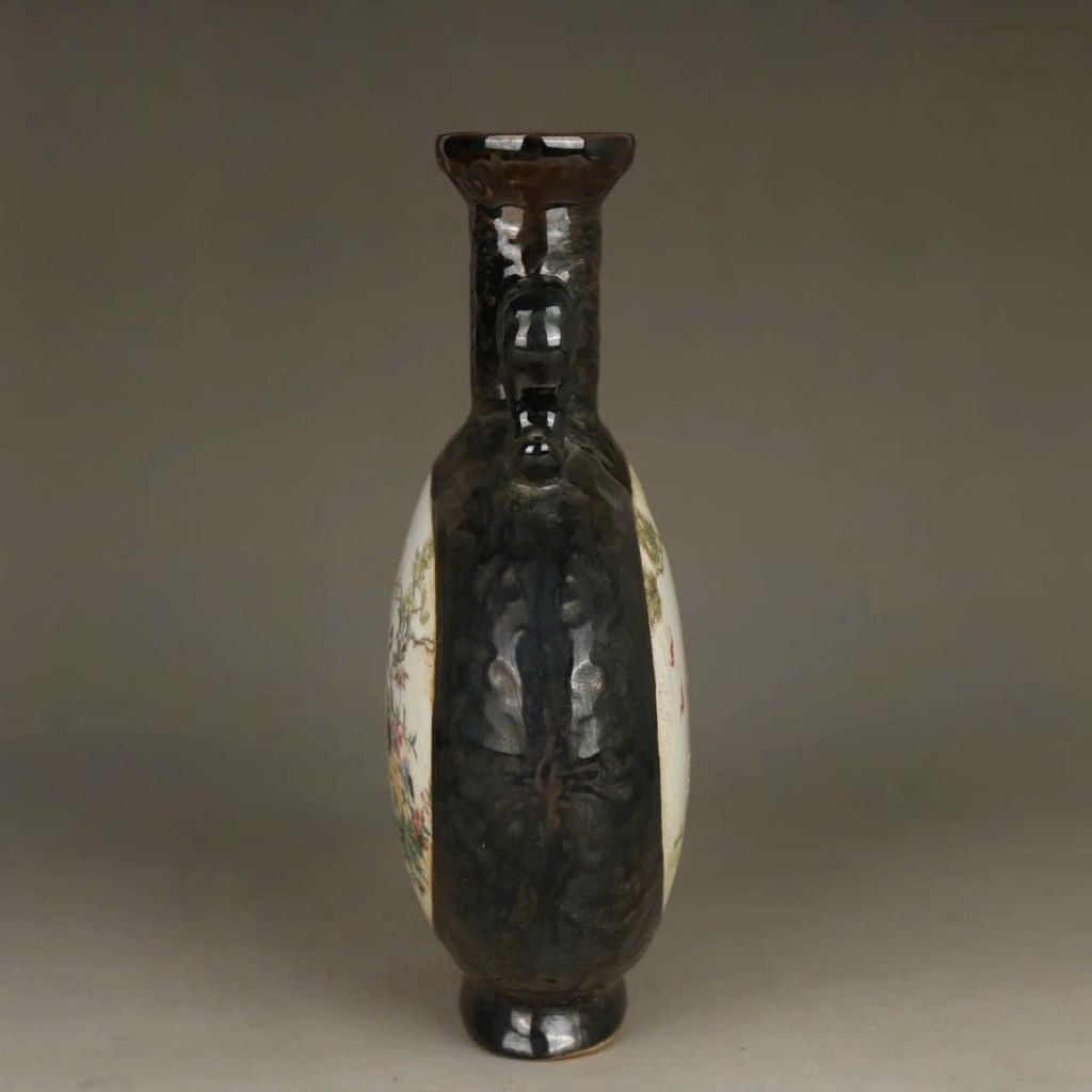  Bình gốm cổ sưu tầm dáng tròn  BKCECN-9353 