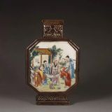  Bình gốm cổ sưu tầm dáng vuông BKCECN-9354 