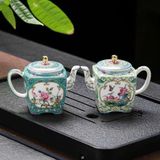  Bộ Ấm Chén Pha Trà Gốm Sứ Vuông BKCECN-9444 