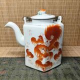  Ấm Trà Gốm Sứ Cổ Họa Tiết Linh Thú BKCECN-9464 