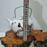  Ấm Trà Gốm Sứ Men Trắng Vẽ Chim Hoa Mai BKCECN-9480 