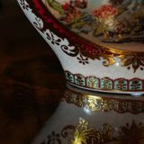  Bình Gốm Trang Trí Men Trắng Họa Tiết Chim Công BKCECN-9482 