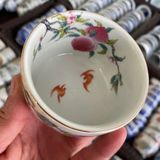  Chén Gốm Sứ Họa Tiết Cành Đào Tiên BKCECN-9498 