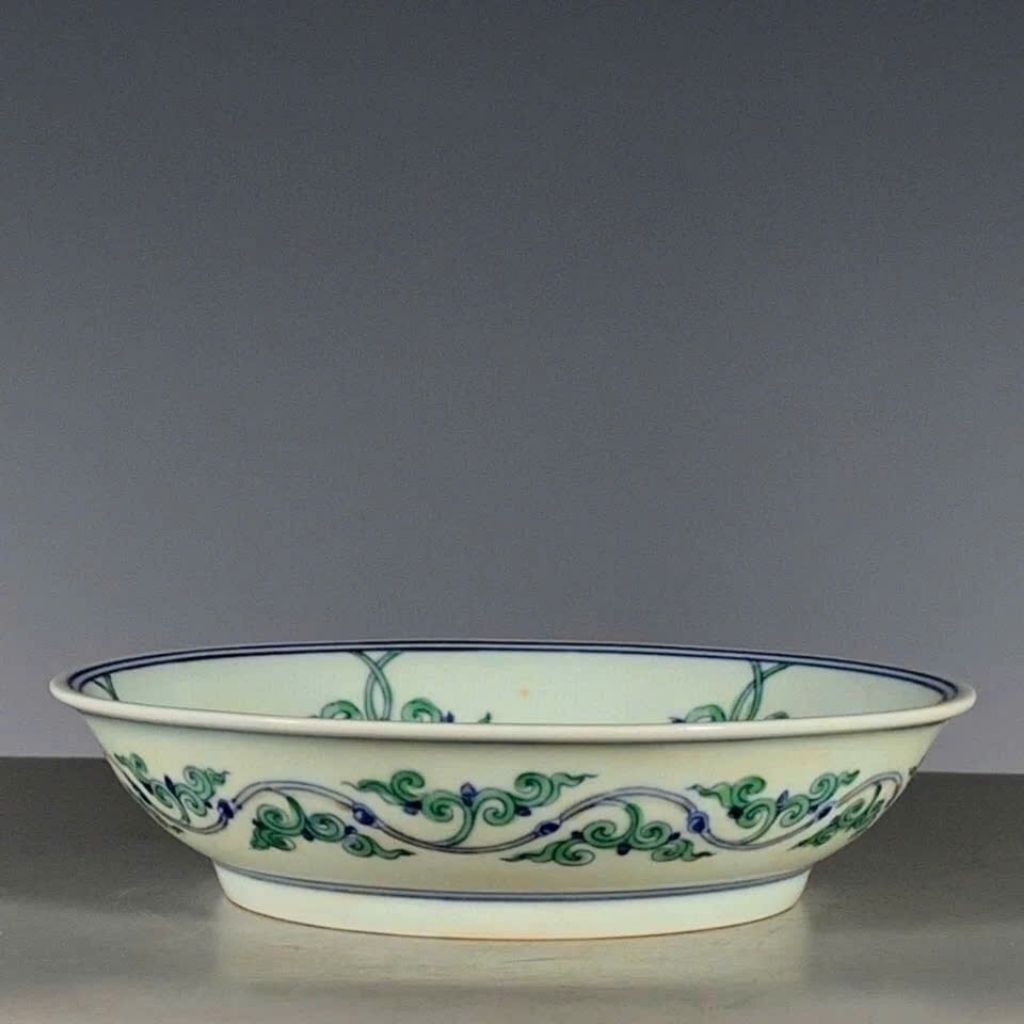  Đĩa Cảnh Gốm Sứ Họa Tiết Rồng Vẽ Màu BKCECN-9508 