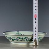  Đĩa Cảnh Gốm Sứ Họa Tiết Rồng Vẽ Màu BKCECN-9508 