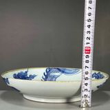  Đĩa Cảnh Vẽ Rồng Men Lam BKCECN-9517 