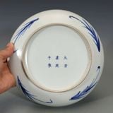  Đĩa Cảnh Gốm Sứ Men Lam BKCECN-9559 