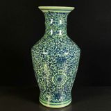  Bình Gốm Sứ Họa Tiết Chàm Men Xanh Ngọc BKCECN-9633 