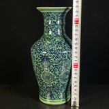  Bình Gốm Sứ Họa Tiết Chàm Men Xanh Ngọc BKCECN-9633 