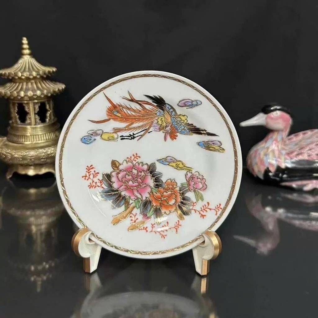  Đĩa Cảnh gốm Sứ Vẽ Màu BKCECN-9634 