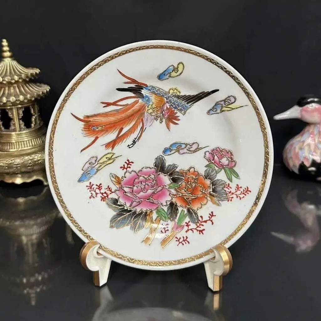  Đĩa Cảnh gốm Sứ Vẽ Màu BKCECN-9634 