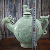  Ấm Gốm Cổ Men Ngọc BKCECN-9635 