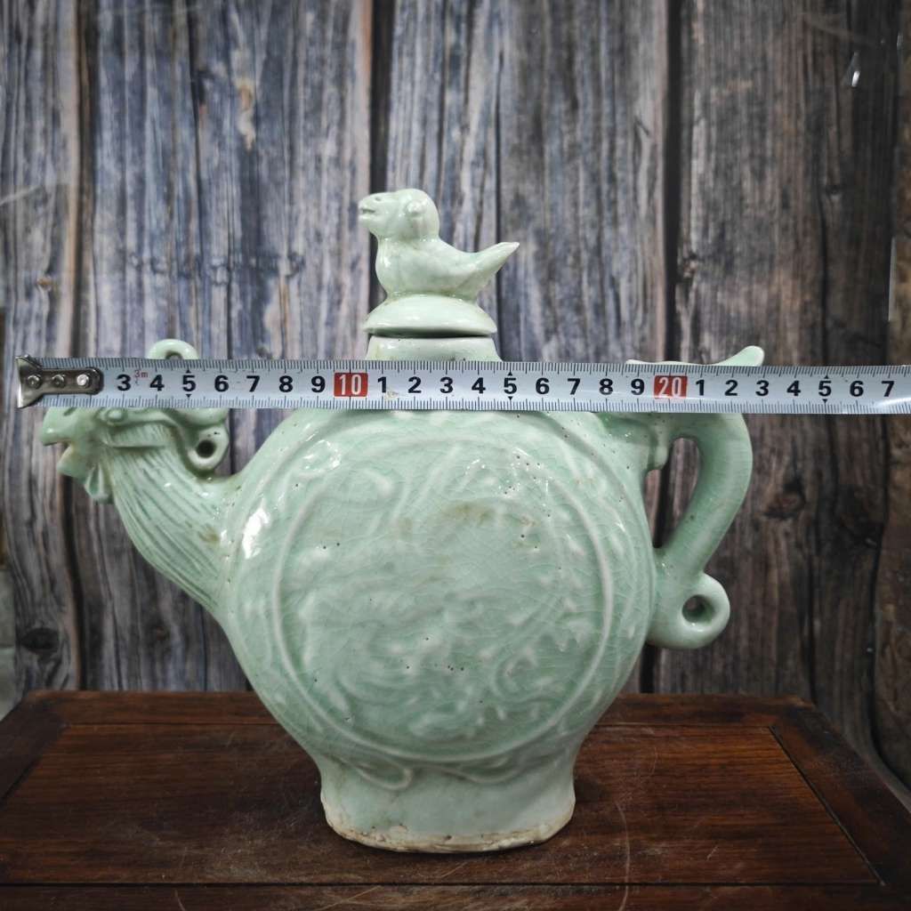  Ấm Gốm Cổ Men Ngọc BKCECN-9635 