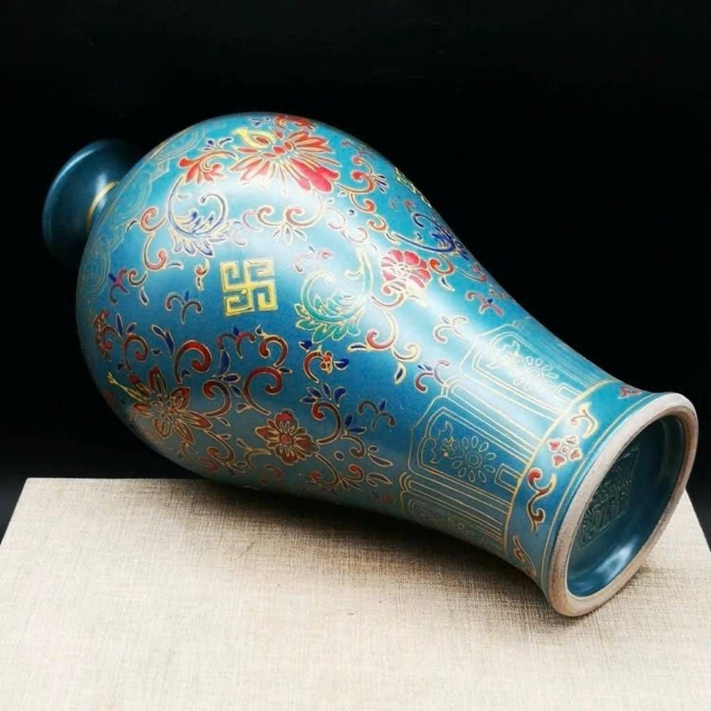  Bình Gốm Trang Trí Sắc Màu Cát Tường BKCECN-9636 