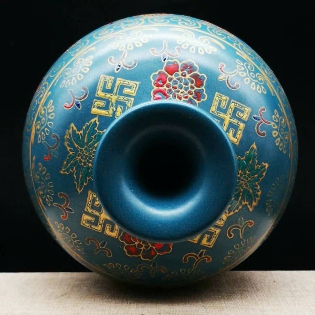  Bình Gốm Trang Trí Sắc Màu Cát Tường BKCECN-9636 