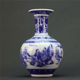  Bình Gốm Sứ Men Lam Cổ ĐiểnBKCECN-9641 