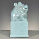  Ấn Gốm Sứ Men Rạn Xanh Ngọc Phong Thủy BKCECN-9681 