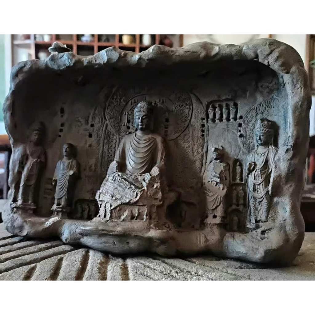  Phù Điêu Tượng Phật Cổ Vật Sưu Tầm BKCECN-9689 