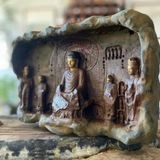  Phù Điêu Tượng Phật Cổ Vật Sưu Tầm BKCECN-9689 