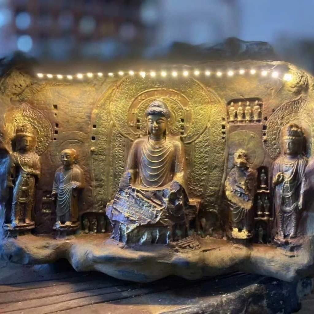  Phù Điêu Tượng Phật Cổ Vật Sưu Tầm BKCECN-9689 