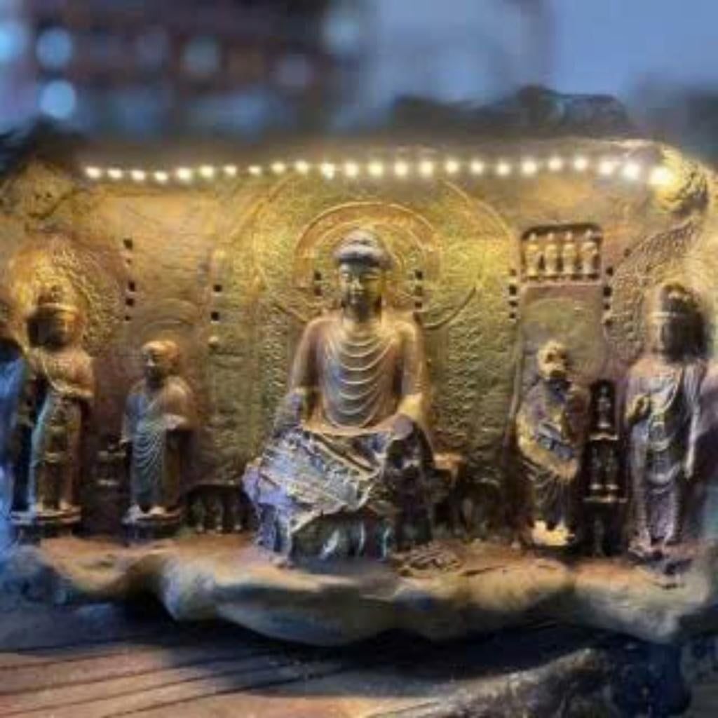  Phù Điêu Tượng Phật Cổ Vật Sưu Tầm BKCECN-9689 